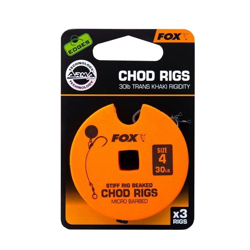 Fox Edges Przypon Chod Rig Hak 6 / 25Lb / 3szt Fox Edges Przypon Chod Rig Hak 6 / 25Lb / 3szt