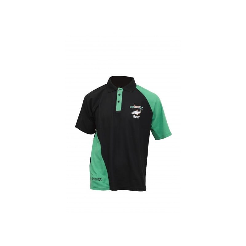 Sensas Koszulka Polo Gardon Noir&Vert L Sensas Koszulka Polo Gardon Noir&Vert L