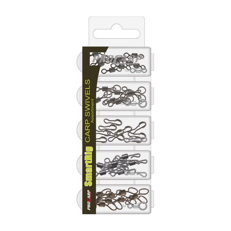 Cormoran Pro Carp Zestaw krętlików i łączników karpiowych Cormoran Pro Carp Zestaw krętlików i łączników karpiowych