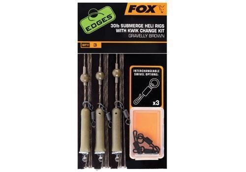 Fox Submerge Heli Rigs Kit Green 3szt Fox Submerge Heli Rigs Kit Green 3szt