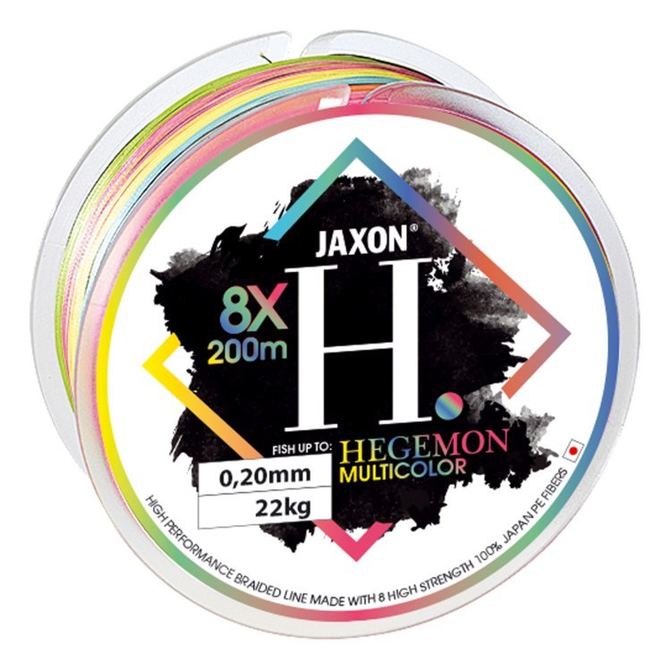 Jaxon Plecionka Hegemon Multicolor 200m 0,20mm Jaxon Plecionka Hegemon Multicolor 200m 0,20mm