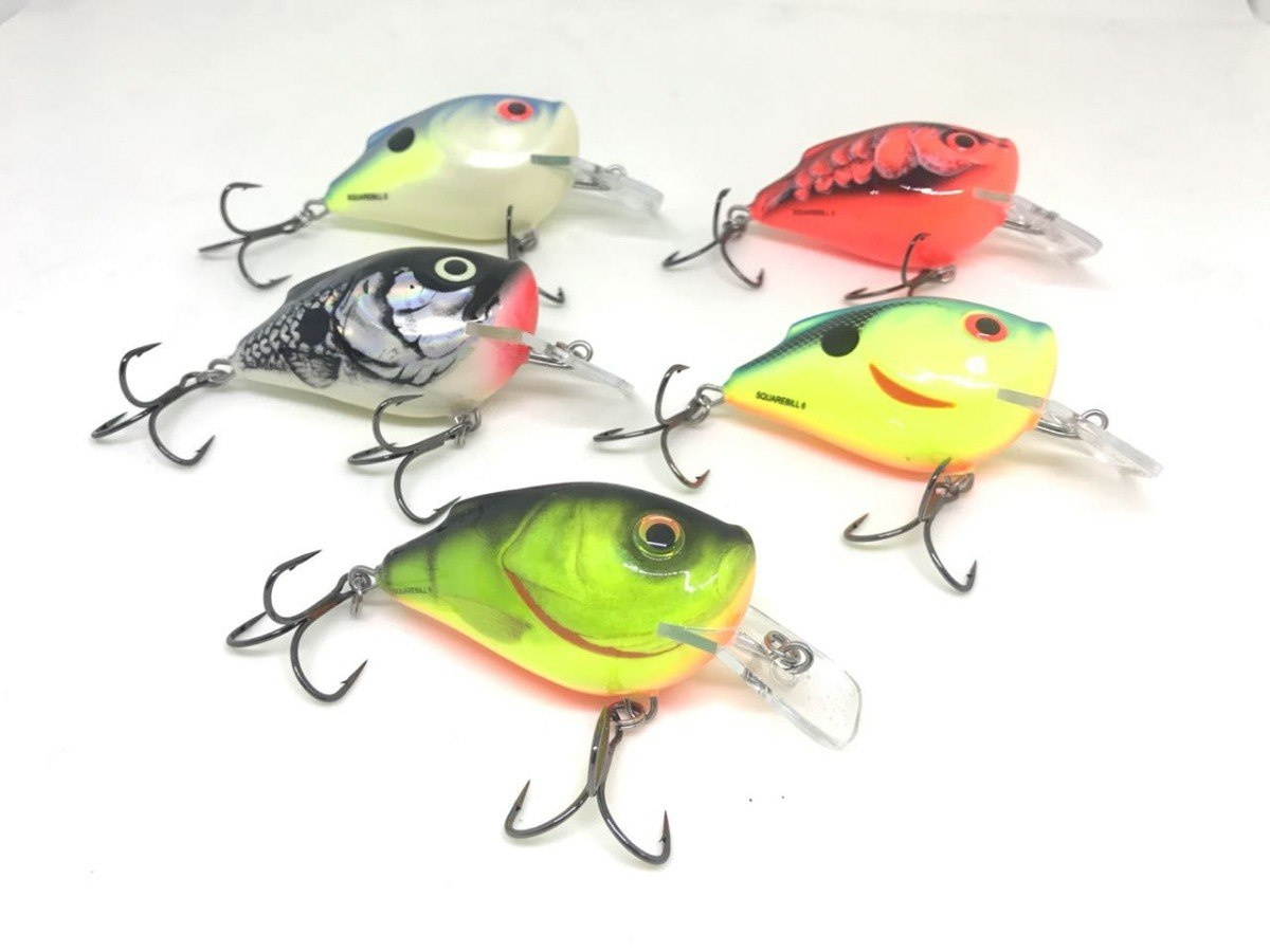 Salmo Wobler Squarebill Pływający 5cm Chartreuse powder blue Salmo Wobler Squarebill Pływający 5cm Chartreuse powder blue