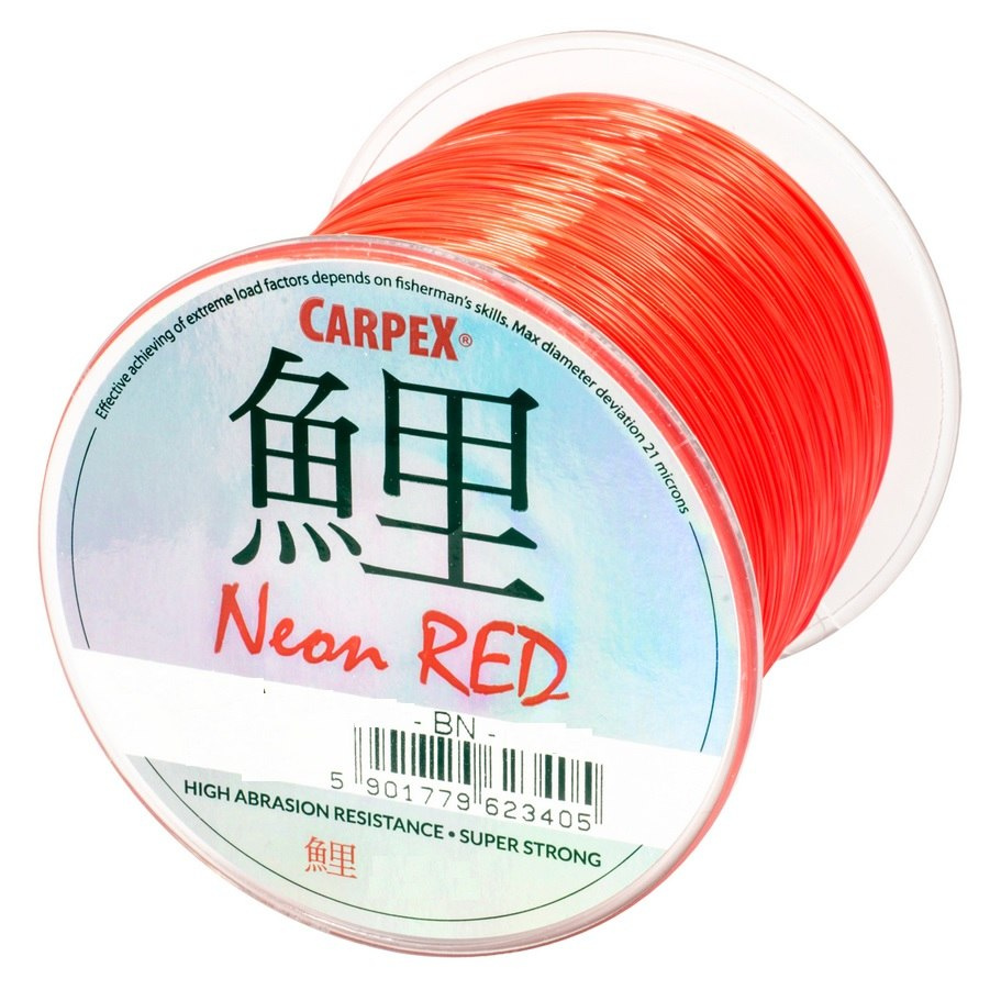 Robinson Żyłka Carpex Neon Red 0,31cm 18kg 600m Robinson Żyłka Carpex Neon Red 0,31cm 18kg 600m