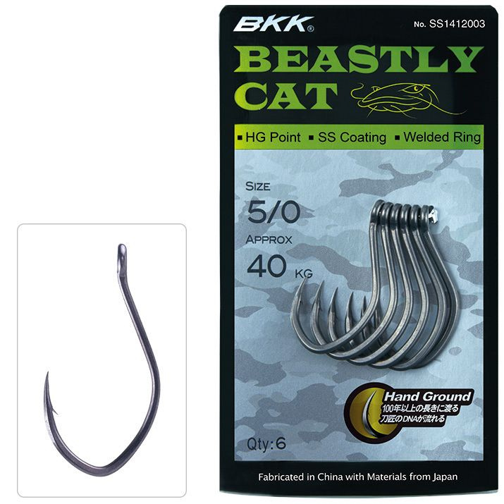 BKK Haczyk Beastly Cat 9/0 Super Slide 6szt. BKK Haczyk Beastly Cat 9/0 Super Slide 6szt.