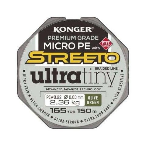 Konger Plecionka Streeto Ultra Tiny 0,06mm 150m 2,86kg Konger Plecionka Streeto Ultra Tiny 0,06mm 150m 2,86kg