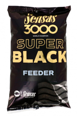 Zanęta Sensas 3000 1kg Super black feeder