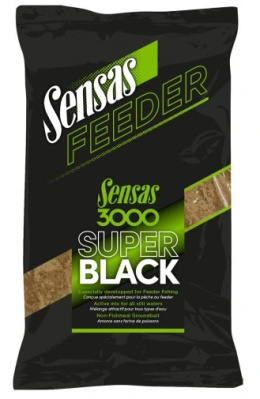 Zanęta Sensas 3000 1kg FEEDER SUPER BLACK