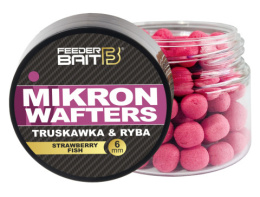 Feeder Bait Mikron Wafters 6mm Truskawka Ryba