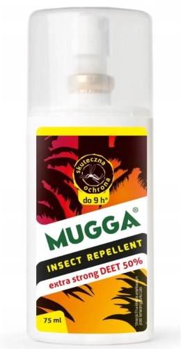 Mugga Strong Spray 50% DEET 75 ml komary kleszcze