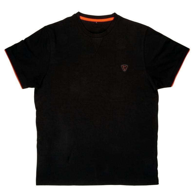 Fox Koszulka T-shirt Black orange M