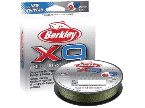 Berkley Plecionka X9 150m 0,10mm 9kg Zielona