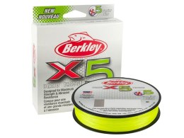 Berkley Plecionka X5 13,6kg 0,20mm 150m Fluo Żółty Yellow