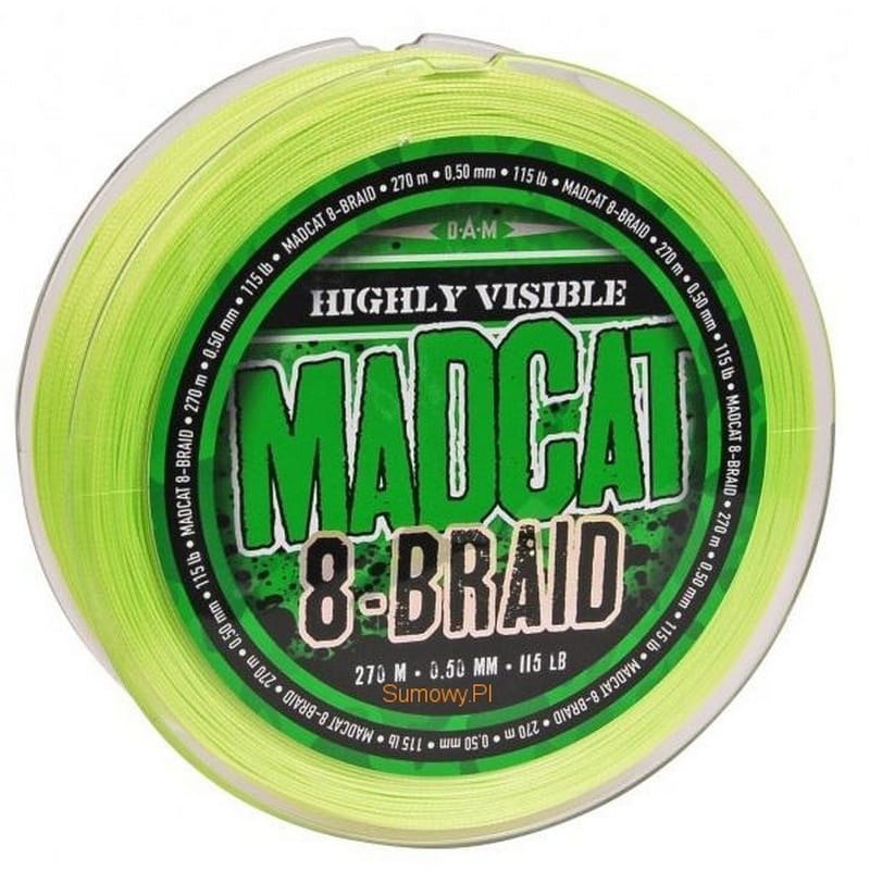 MadCat Plecionka sumowa 8-Braid 0.60mm 270m MadCat Plecionka sumowa 8-Braid 0.60mm 270m
