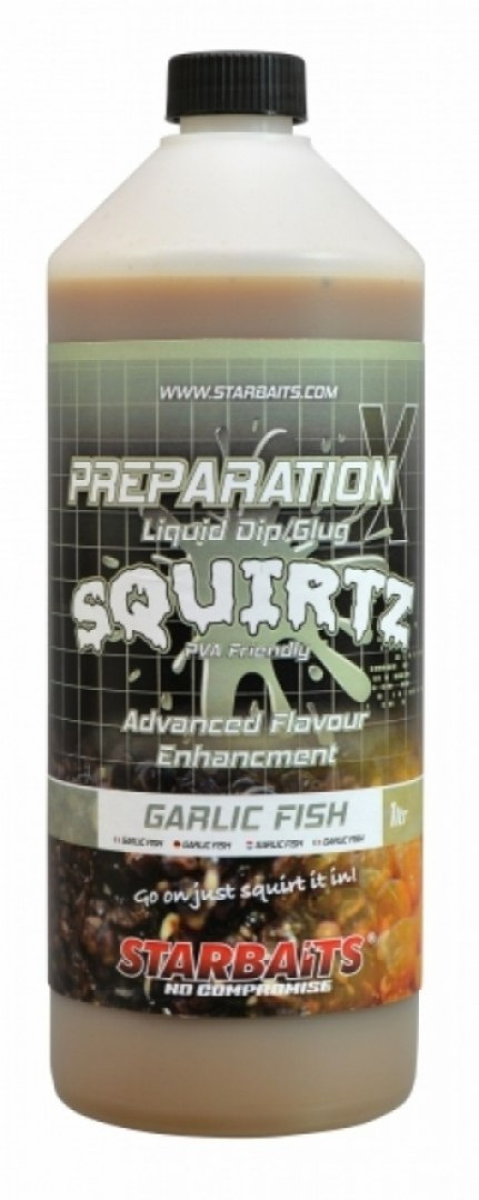 StarBaits liquid Preparation X Squirtz Czosnek 1000 ml