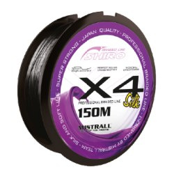 Mistrall Plec Shiro X4 Black 150m 0,10mm