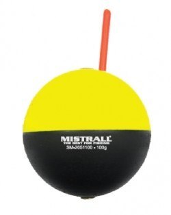 Mistrall Spławik sumowy 640CF 150g yellow/black