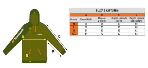 TB BLUZA Z KAPTUREM M TB BLUZA Z KAPTUREM M