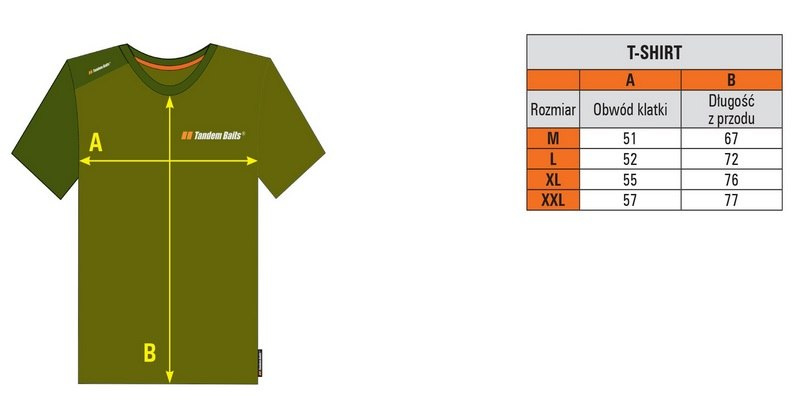 Tandem Baits Koszulka T-Shirt Rozmiar XXL Bawełna Tandem Baits Koszulka T-Shirt Rozmiar XXL Bawełna