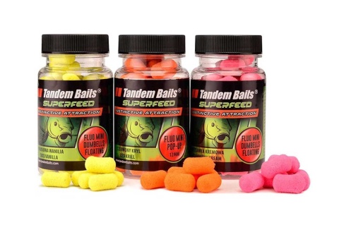 Tandem Baits SF Fluo Mini Dumbells Kałamarnica Pomarańcza