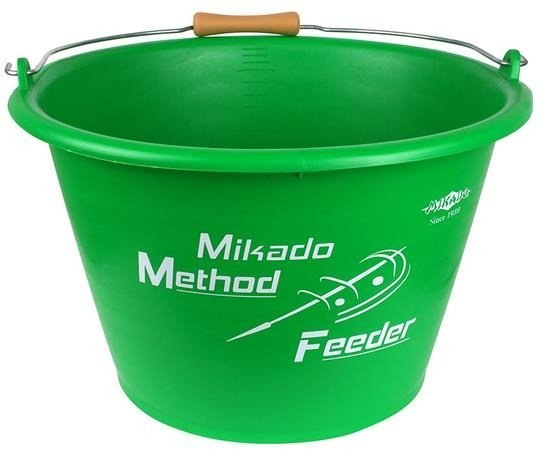 Mikado Wiadro 17L Zielone Method Feeder Mikado Wiadro 17L Zielone Method Feeder