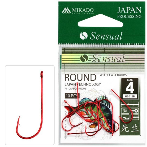 MIKADO HACZYK SENSUAL-ROUND Z ZADZI 4 RED MIKADO HACZYK SENSUAL-ROUND Z ZADZI 4 RED