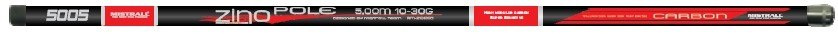 Mistrall Wędka Zino Pole Bat Węgiel 4m 10-30g Mistrall Wędka Zino Pole Bat Węgiel 4m 10-30g