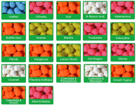 MEUS DUMBELLS FLUO WAFTERS 8MM CZOSNEK MINIS MEUS DUMBELLS FLUO WAFTERS 8MM CZOSNEK MINIS