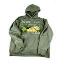 Robinson Bluza Bawełniana z Kapturem Olive Rozm M