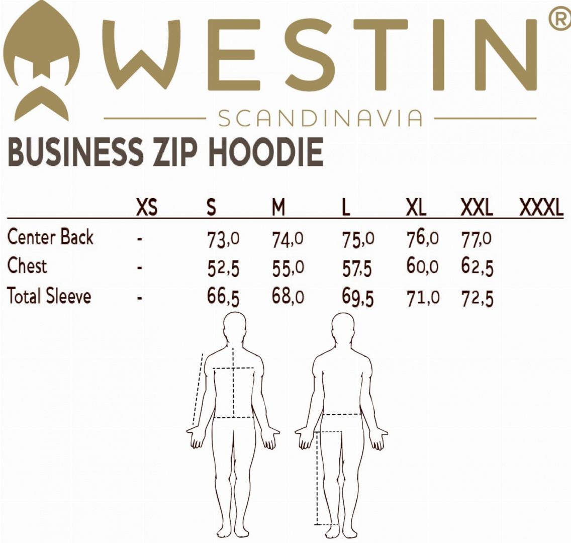 Westin Bluza na zamek z kapturem BUSINESS ZIP HOODIE XL