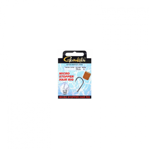 HACZYK GAM BKS-Mico Stopper Hair Rig 12 0,18 6szt HACZYK GAM BKS-Mico Stopper Hair Rig 12 0,18 6szt
