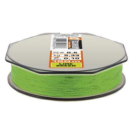 Kamatsu Plecionka X8 Lime 0,12mm 150m 7,32kg Kamatsu Plecionka X8 Lime 0,12mm 150m 7,32kg