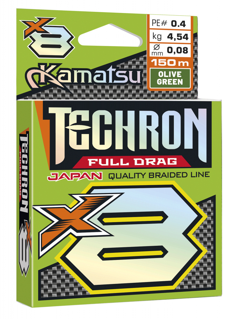 Kamatsu Plecionka X8 Olive 0,14mm 150m 9,46kg Kamatsu Plecionka X8 Olive 0,14mm 150m 9,46kg