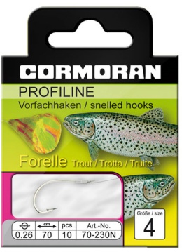 Cormoran Hak Przypon Pstrąg rozmiar 4 10szt.
