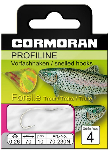 Cormoran Hak Przypon Pstrąg rozmiar 4 10szt.
