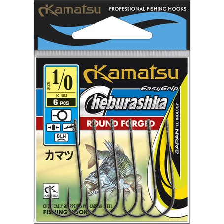 Kamatsu Cheburashka Round Forged 6 Czarny Nikiel Duże Oczko Kamatsu Cheburashka Round Forged 6 Czarny Nikiel Duże Oczko