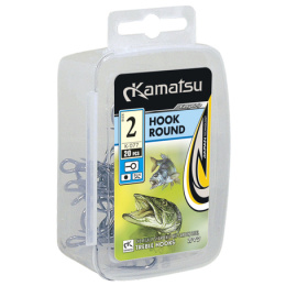 Kamatsu Kotwica Treble Hook Round 2 Czarny Nikiel 5szt.
