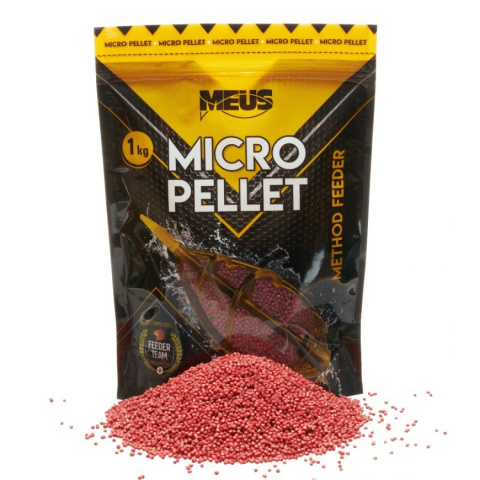 Meus Pellet Durus 2mm Micropellet 1kg miód malina Meus Pellet Durus 2mm Micropellet 1kg miód malina