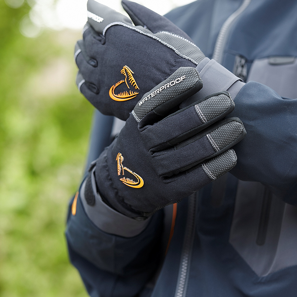 Savage Gear Rękawiczki Weather L Black Rękawice wędkarskie Savage Gear Rękawiczki Weather L Black Rękawice wędkarskie