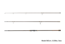 Delphin Wędka IMPALA Carper 3 składy 3,6m 3lbs +gratis