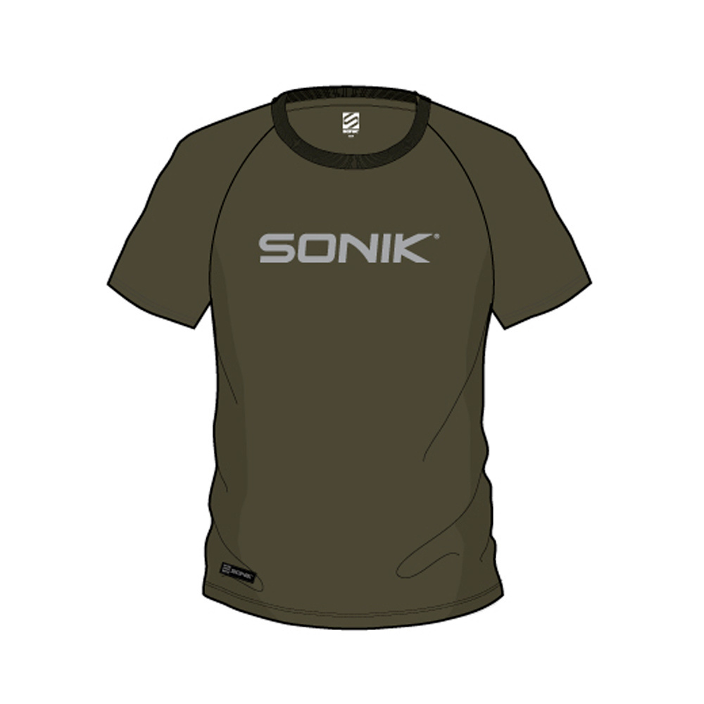 Sonik Koszulka t-Shirt Raglanowa Zielona M Sonik Koszulka t-Shirt Raglanowa Zielona M