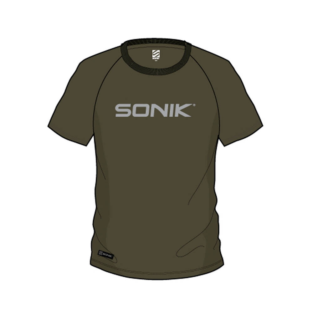 Sonik Koszulka t-Shirt Raglanowa Zielona M