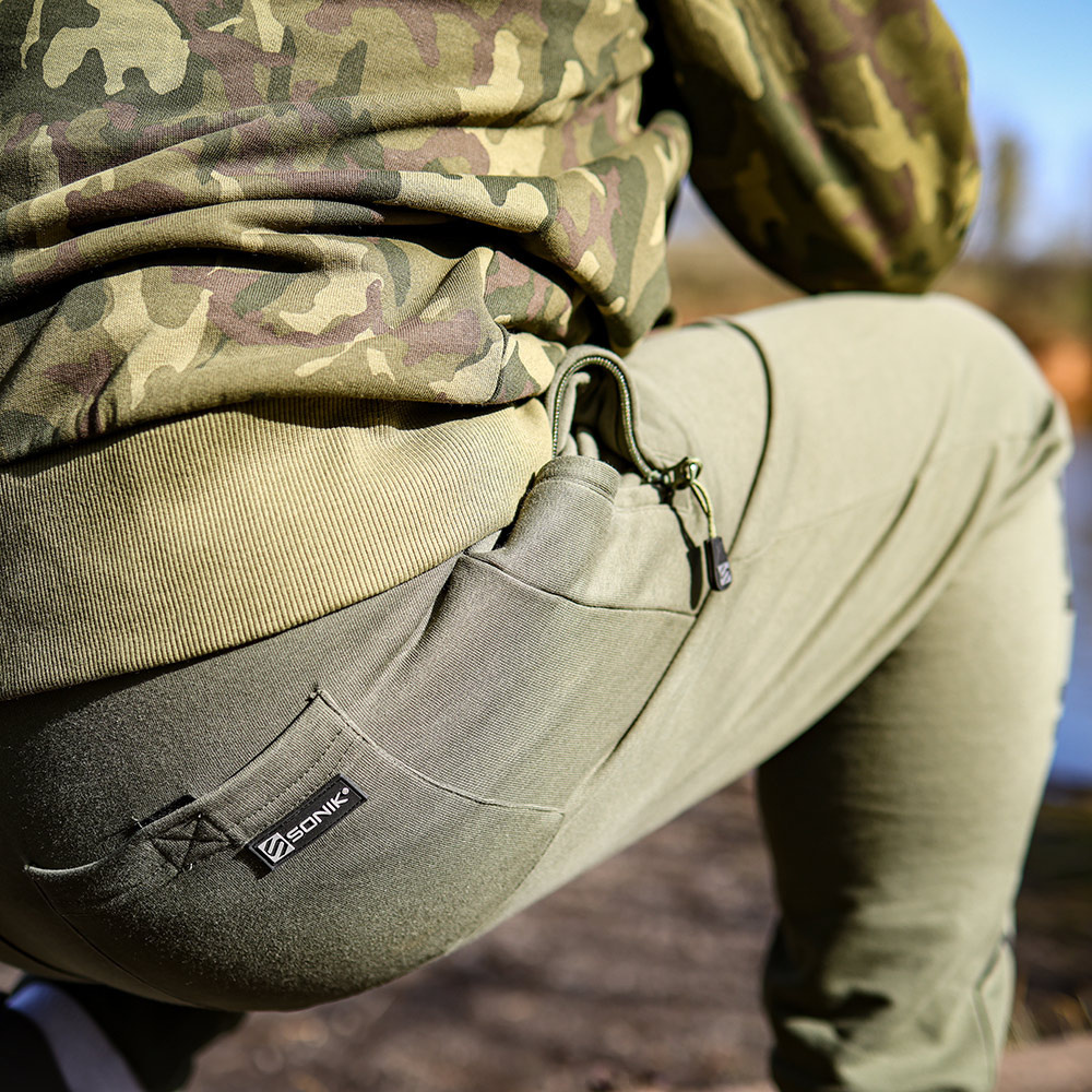 Sonik Spodnie Jogger Green Zielone XXL Sonik Spodnie Jogger Green Zielone XXL