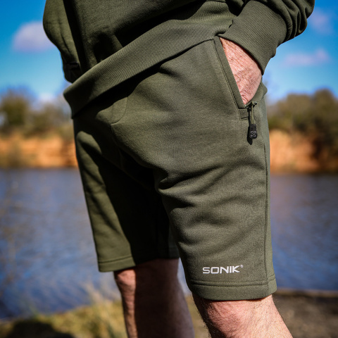 Sonik Spodnie Krótkie Short Green L Sonik Spodnie Krótkie Short Green L