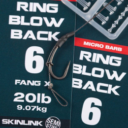 Nash Przypon Ring Blow Back Rig Size 6 Barbless