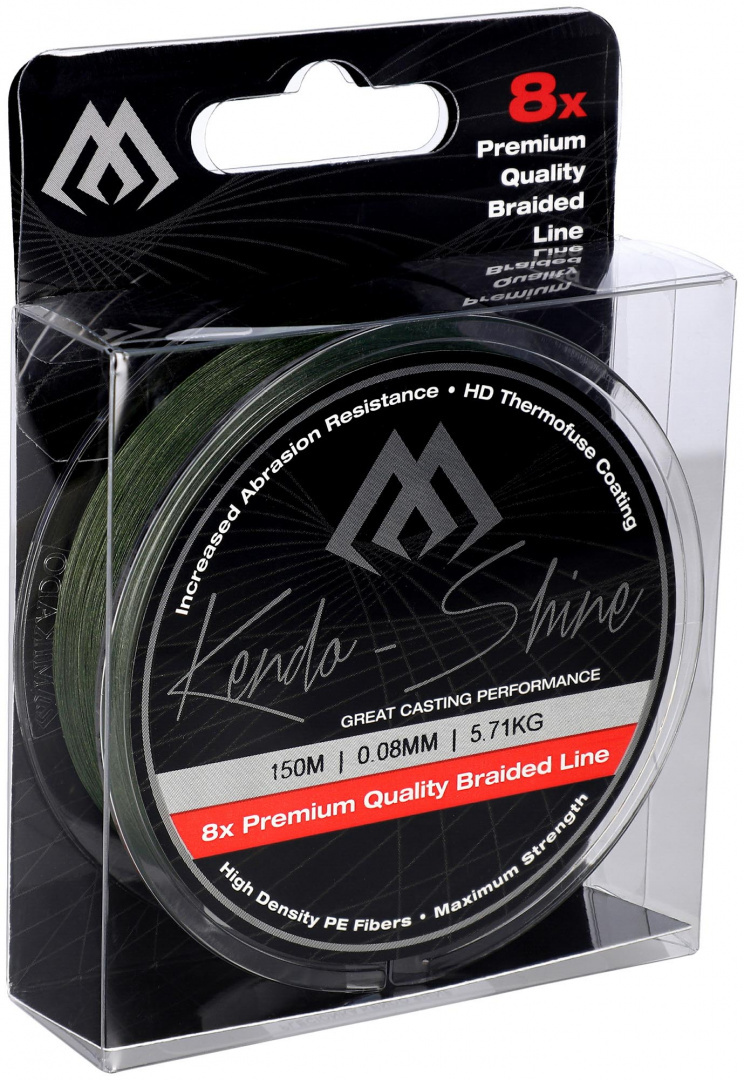Mikado Plecionka Kendo Shine 8 splot 0,14mm 150m Zielona Mikado Plecionka Kendo Shine 8 splot 0,14mm 150m Zielona