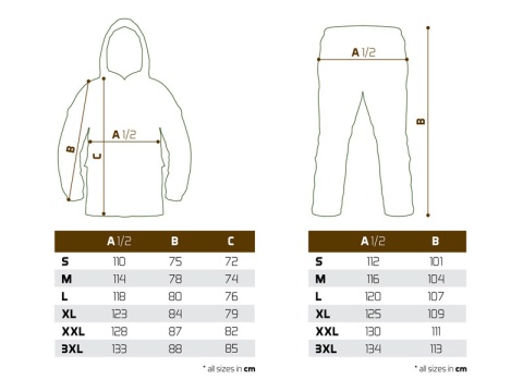 Delphin Kombinezon Wodoodporny Dwuczęsciowy XXL