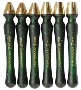 Drennan Brass Head Bread Punches Wykrojniki 6szt