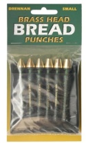 Drennan Brass Head Bread Punches Wykrojniki 6szt
