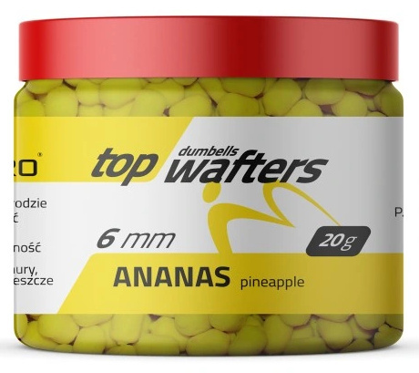 MATCH PRO TOP DUMBELS WAFTERS 20G 6X8MM PINEAPPLE