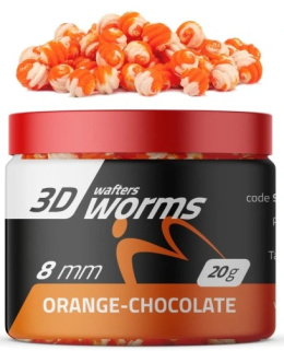MATCH PRO TOP WORMS WAFTERS DUO 20G 8MM ORANGE CHO